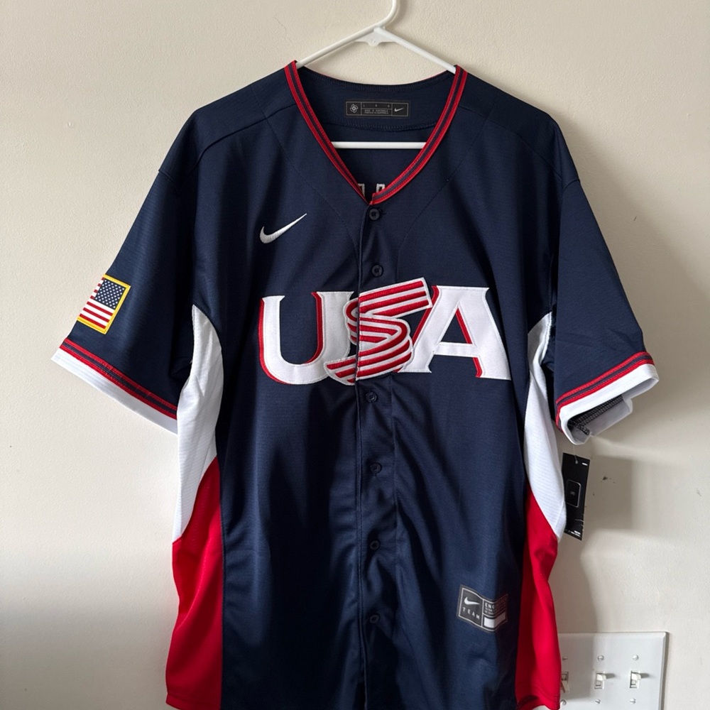 Men’s Nike Tarik Skubal #27 Team USA 2026 World Baseball Classic Jersey Sz L NWT